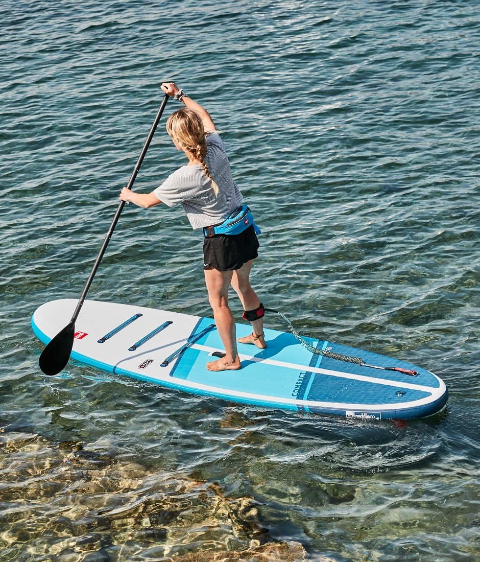 Red Paddle Co SUP single woman paddle flat water Stand Up Surf Shop 460x550