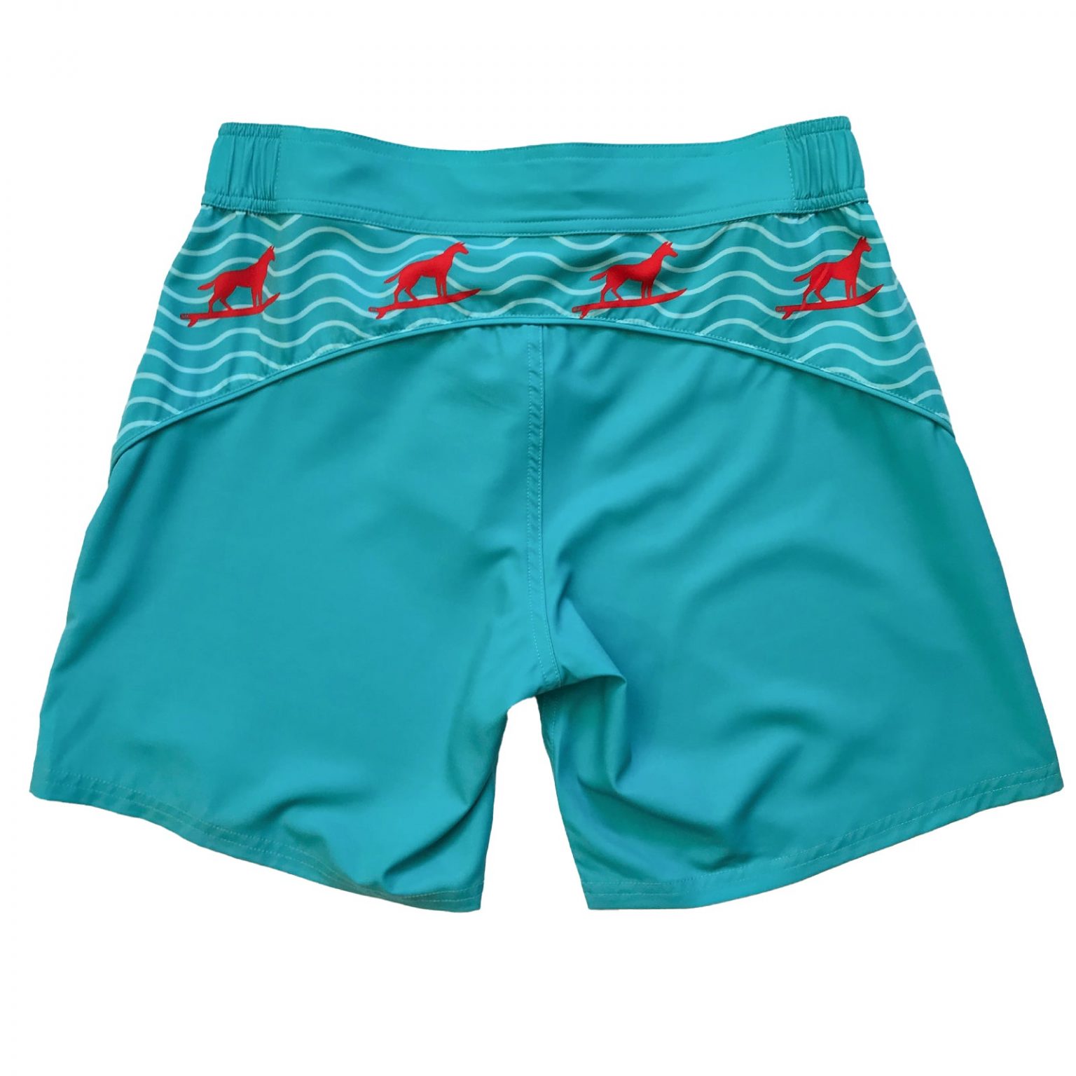 South Beach Boardies Womans Mid Length Turquoise Dingo - Stand Up Surf Shop