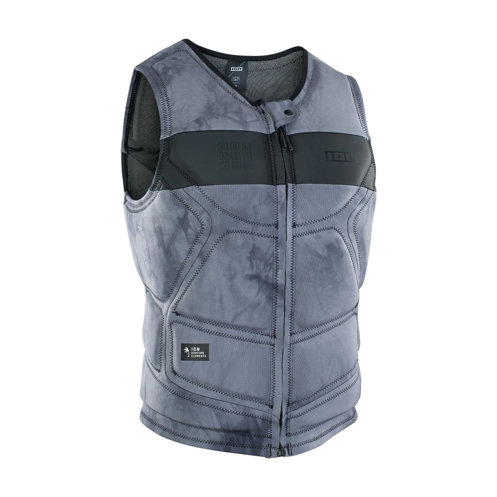 ion-collision-vest-select-front-zip-2024-Grey